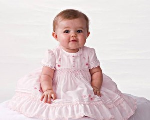 Baby's christening dress