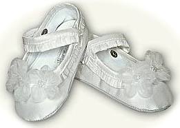 Baby's christening shoes