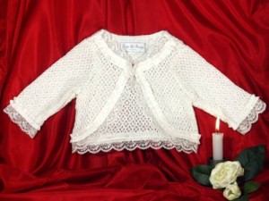 Baby's lace cardigan