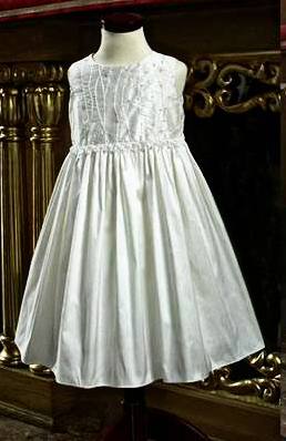 Silk Christening Dress