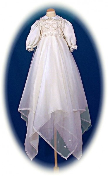 Italian Silk Christening Gown