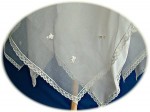 Italian Silk Christening Gown Hem Detail