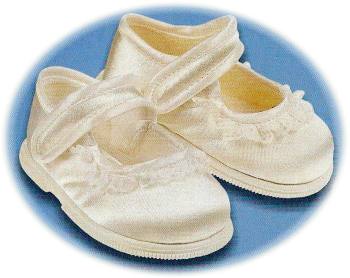 Baby's first walker christening shoes