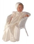 Lily Silk Christening Gown