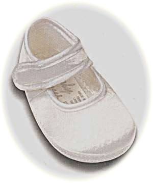 classic christening shoes